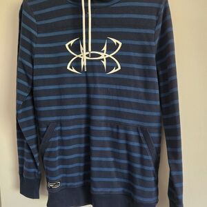Under Armour Dark Blue Striped Hoodie